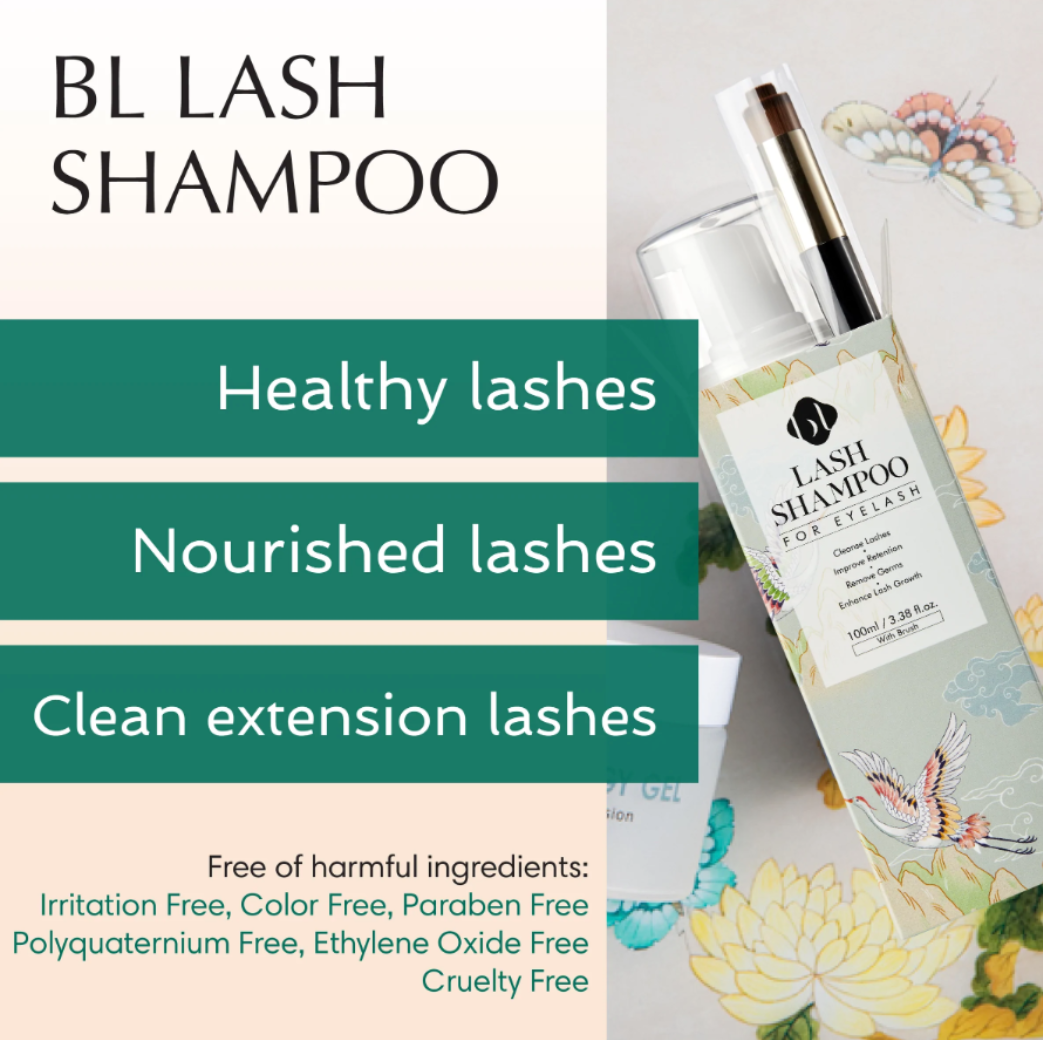 BL Lash Shampoo Foam Cleanser with Lash Cleansing Brush