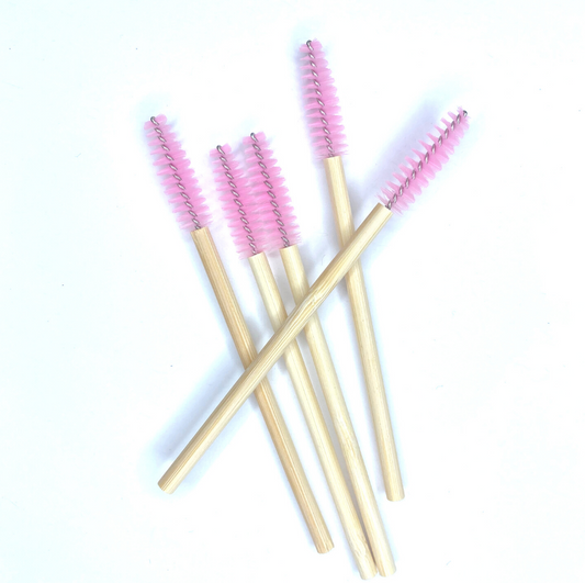 Eco-friendly Bamboo Lash and Brow Brushes